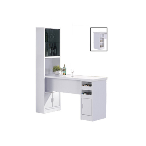 BC-7825-WH Bar Counter (K/D)