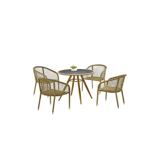 ODT-5244+ODC-5244 Makayla Outdoor Dining Table + Chair