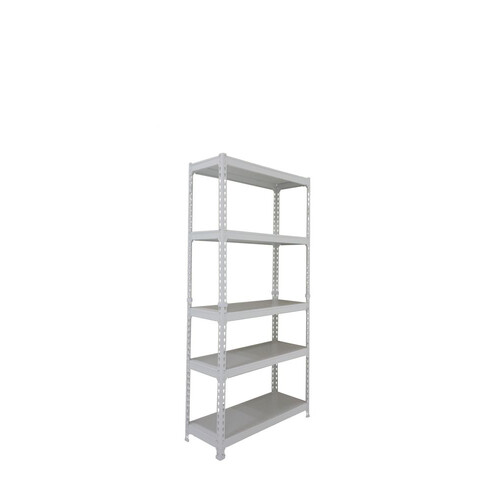 BR-0129-MWH 3FT 2 in 1 Boltless Rack with Metal Shelves 