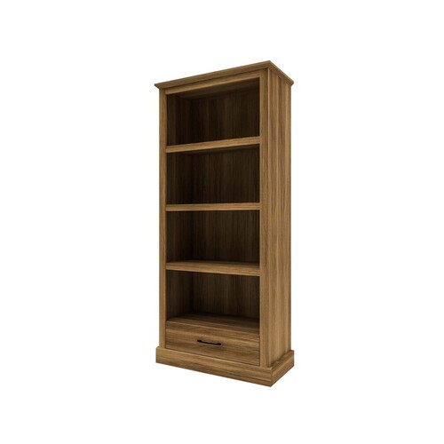BC-4142-BRN POGLES BOOKCASE - BROWN