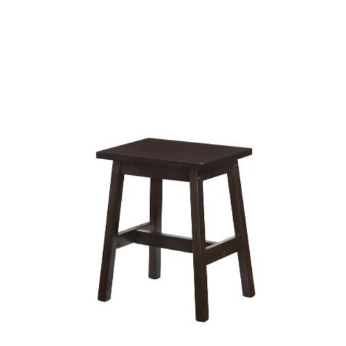 ST-0030-CP KUSUNOKI WOODEN STOOL - CAPPUCCINO