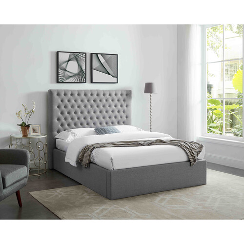 AF3572 KING FABRIC BED