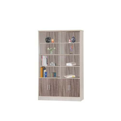 BC-4673-LOMP Book Case & Utility Cabinet w/ Glass Door