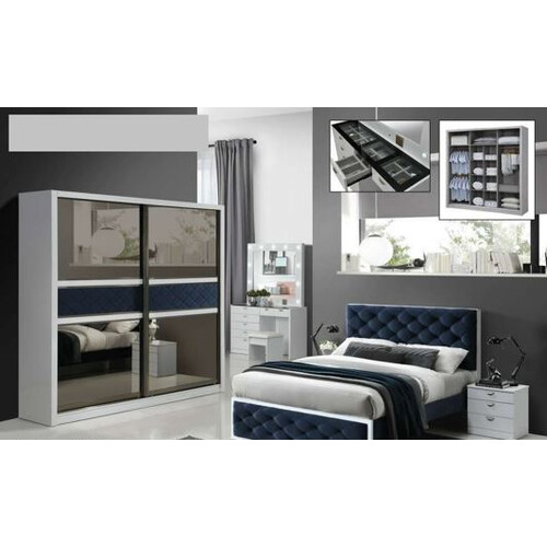 BRS-8106 (QB) Array 8X8 Bedroom Set With Queen Bed