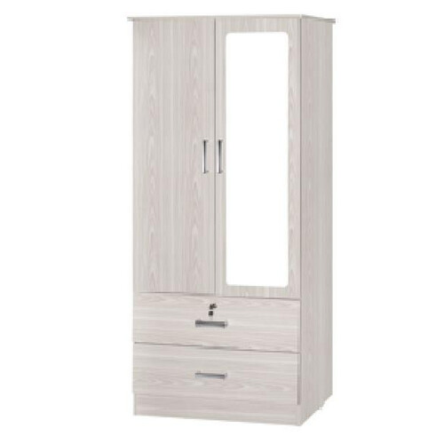 CW-3018M-WW 2D Wardrobe W/Mirror