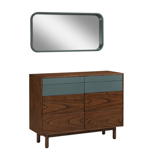 DT-A2006-GR + DTA2006-WNGR Mirror With Dressing Table
