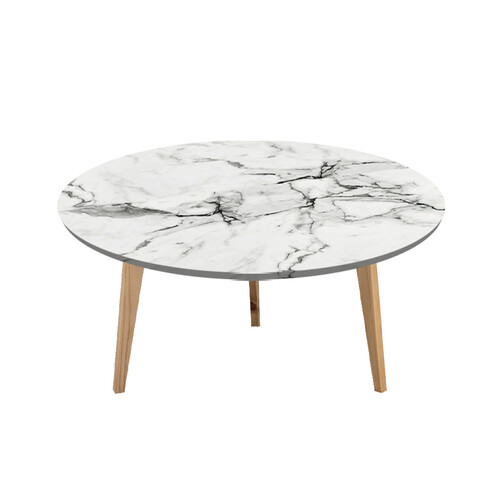 ECTURKU2 Coffee Table - White Marble