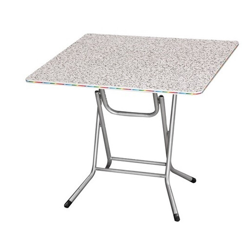 FT-3X3S-MB 3X3 SQUARE BOARD TABLE WITH FOLDING LEG