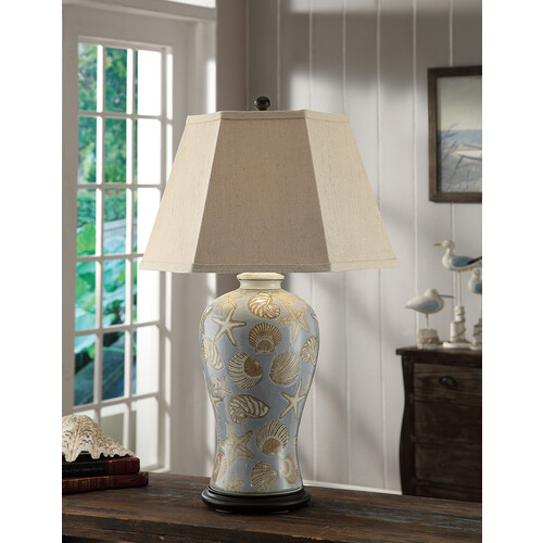 CVAP1610 Seashell Table Lamp 32"Ht 