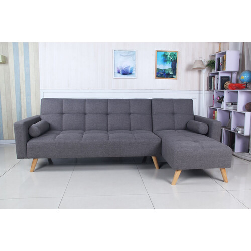JH943 RHF Sofa Bed - Grey 