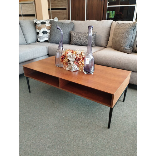 IVT-3127 COFFEE TABLE, W600XL1200XH415 MM, NATURAL WALNUT