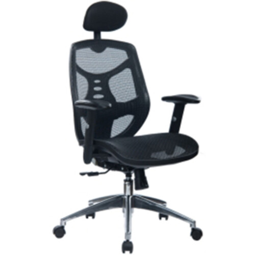 KB-8905A High Back Chair (Black Mesh)