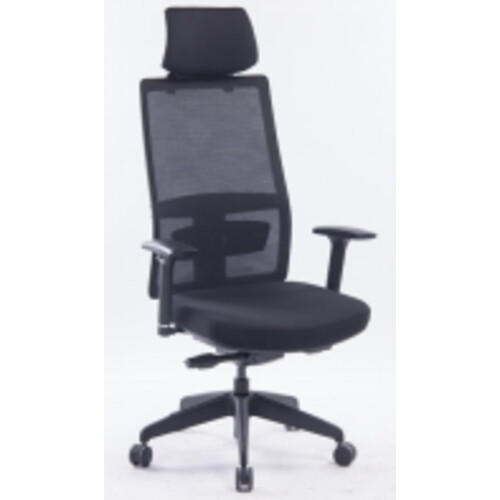 KB-8936A High Back Chair - Black Mesh 