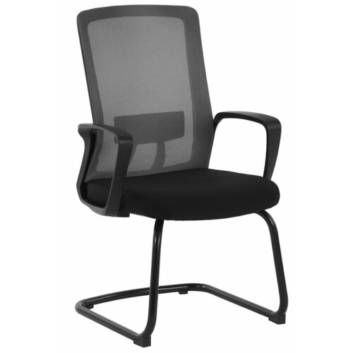 KB-8953C Medium Back Chair - Black Mesh 