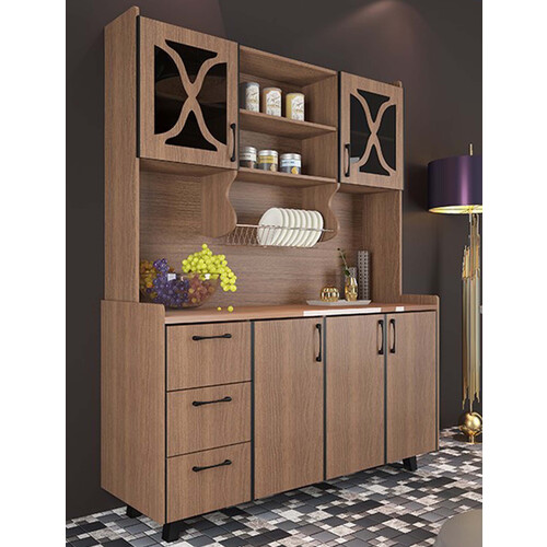 KC-5202 Kitchen Cabinet - Mocha 