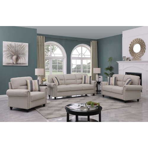 KF1645 SOFA+LOVESEAT+CHAIR