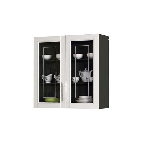 KKD010880 Kitchen Wall Unit 2 Glass Doors 