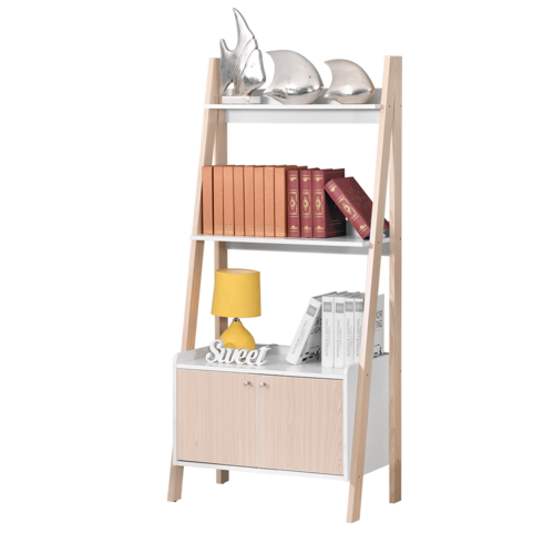 NEW LADDER 2 SHELF-SONOMA OAK LIGHT