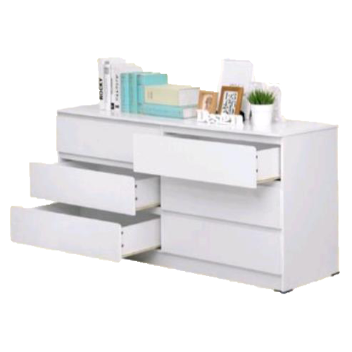 LILY 6 DRAWER CHEST-WHITE