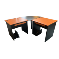 LQ-P33-01 Office Table L-Shape - Cherry