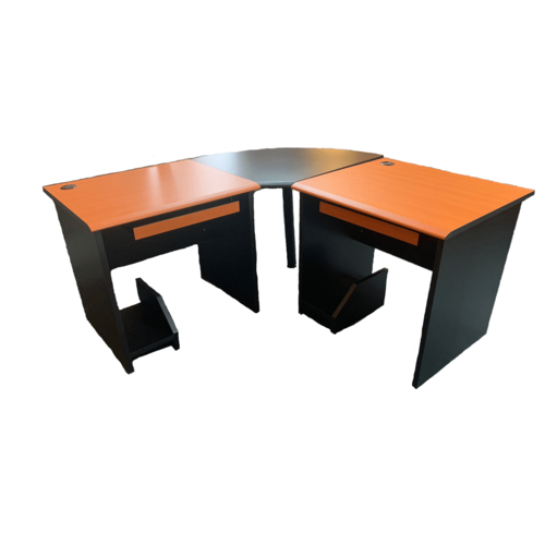 LQ-P33-01 Office Table L-Shape - Cherry