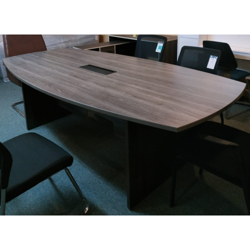 MP3-BS2412-NG/G Boat Shaped Conference Table 