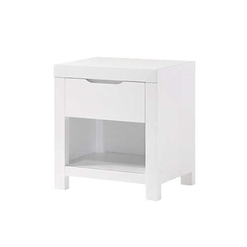 NS-8301-WHT Summer 1 Drawer Night Stand