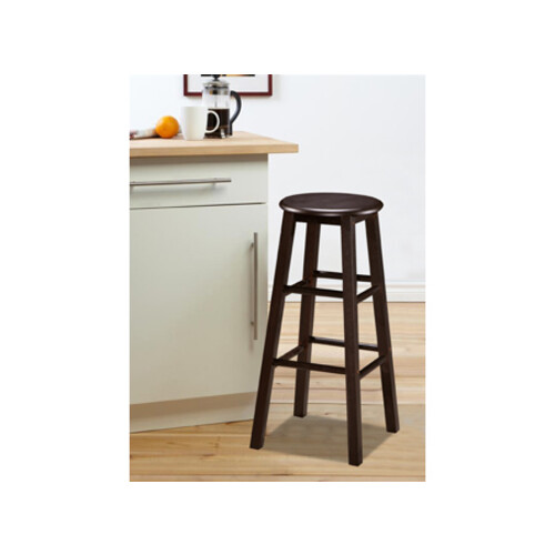RS-29-WG 29INCH WOODEN ROUND STOOL (K/D)
