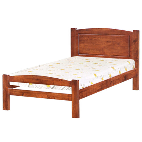 SB-320/42-WG Wooden Single Bed w/14 Rolling Base