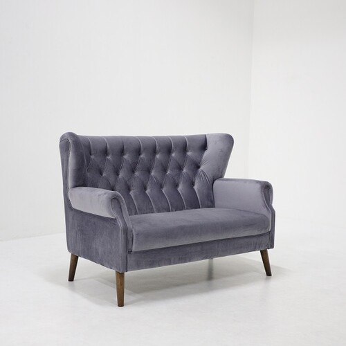 SF-3506/2-Stn Velvet Sofa 2 Seater