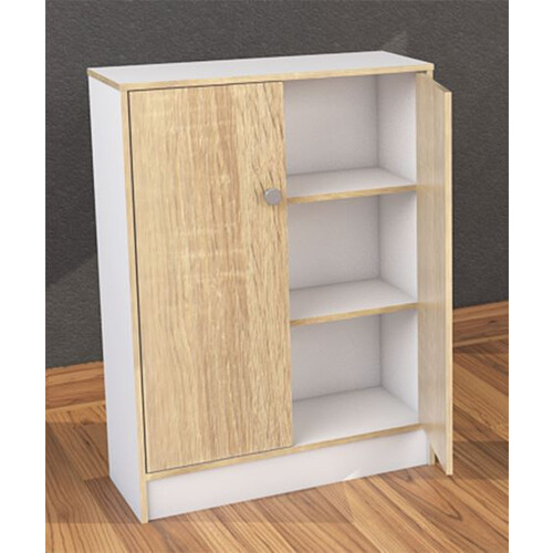 SLSB-01 BOOK CABINET-SONOMA OAK LIGHT