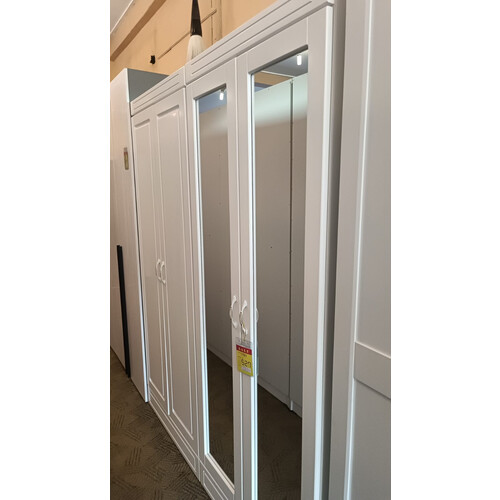 SN 402-4MM W 4 DOOR WARDROBE-WHITE
